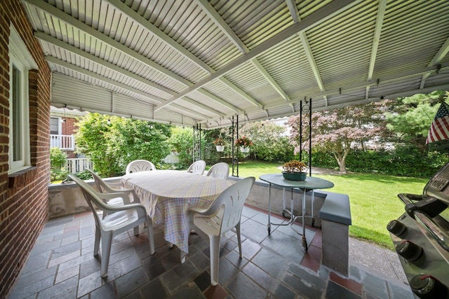 2816 215th Pl, Bayside, NY 11360 - view of patio / terrace featuring outdoor dining space