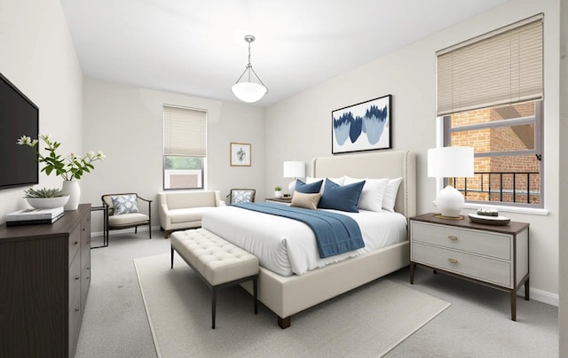 67-71 Yellowstone Blvd Unit 3-L, Forest Hills, NY 11375 - bedroom with light carpet and baseboards