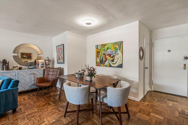 211-65 23rd Ave Unit 1B, Bayside, NY 11360 - dining space with baseboards