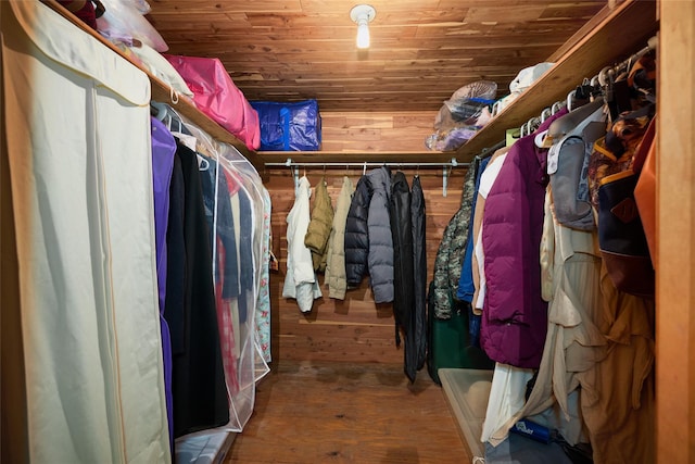 1 Ridge Rd, Tuxedo Park, NY 10987 - walk in closet with wood finished floors