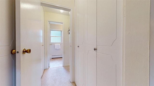 10 Lenox Ct Unit 806, Suffern, NY 10901 - hall featuring a baseboard heating unit