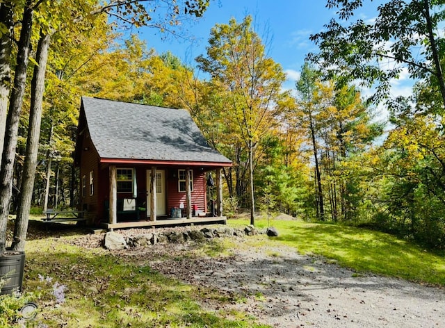 981 New Hague Rd, Call Listing Agent, NY 12836 - view of outdoor structure featuring a porch