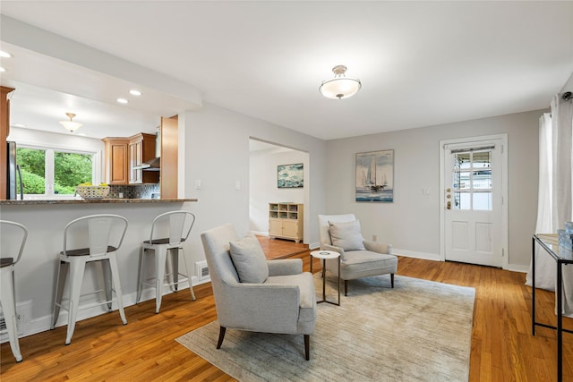 287 Harrison Ave, Harrison, NY 10528 - living area with light wood finished floors, recessed lighting, and plenty of natural light