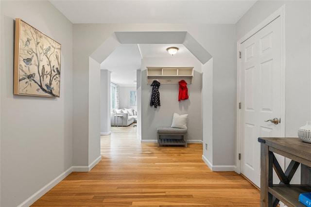 287 Harrison Ave, Harrison, NY 10528 - hallway featuring light wood-style floors and baseboards