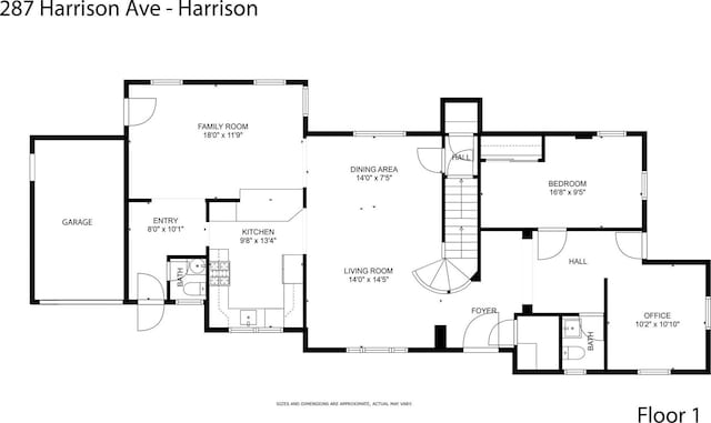 287 Harrison Ave, Harrison, NY 10528 - view of property floor plan