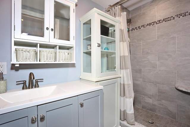 29 Park Ter, Valley Cottage, NY 10989 - bathroom featuring a stall shower and vanity