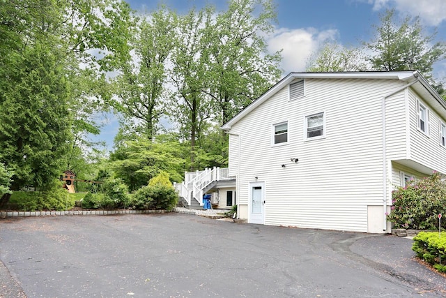 29 Park Ter, Valley Cottage, NY 10989 - view of side of home featuring stairway