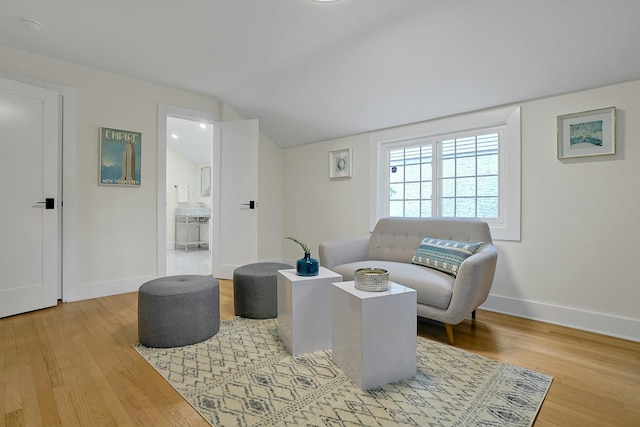 92 Glenwood Ave, New Rochelle, NY 10801 - living area featuring light wood-style flooring and lofted ceiling