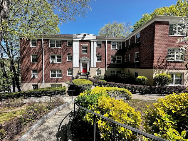 view of property featuring entry steps
