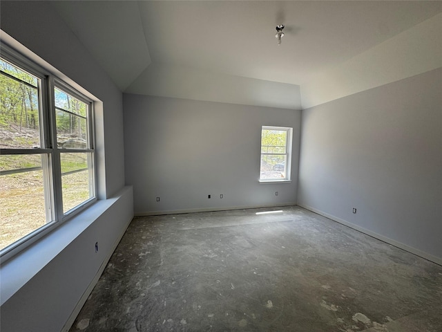 40 Wells Rd, Newburgh, NY 12550 - empty room featuring lofted ceiling and baseboards