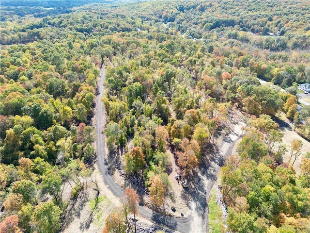 40 Wells Rd, Newburgh, NY 12550 - aerial view of a heavily wooded area
