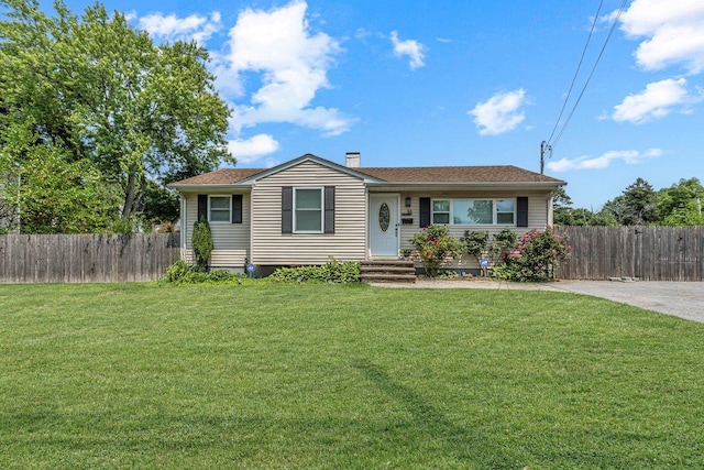 51 Andrews Ave, Wyandanch, NY 11798 - view of front facade featuring a chimney