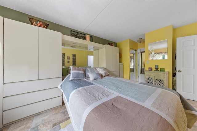 71-28 Sutton Pl Unit 3, Flushing, NY 11365 - bedroom with light stone finish flooring