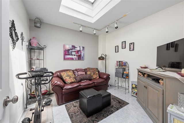 71-28 Sutton Pl Unit 3, Flushing, NY 11365 - living room with a skylight and track lighting