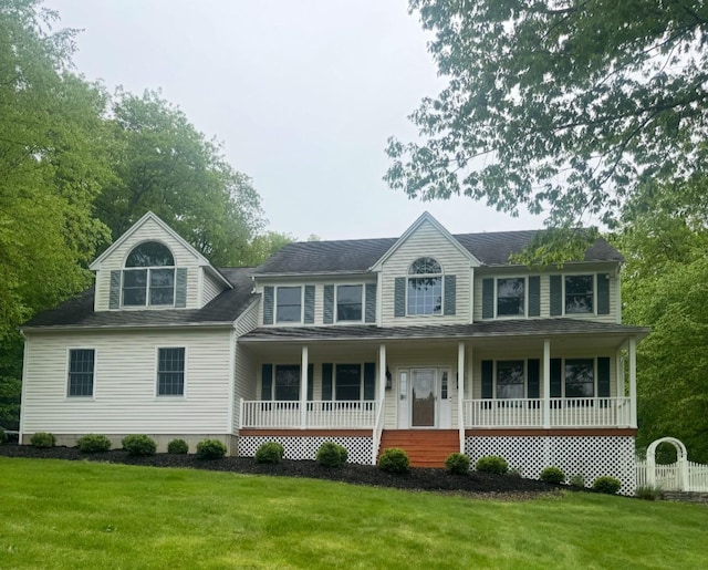 212 Weber Hill Rd, Carmel, NY 10512 - colonial inspired home with a porch and a front lawn