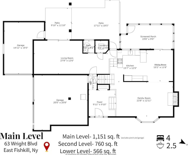 63 Wright Blvd, Hopewell Junction, NY 12533 - room layout