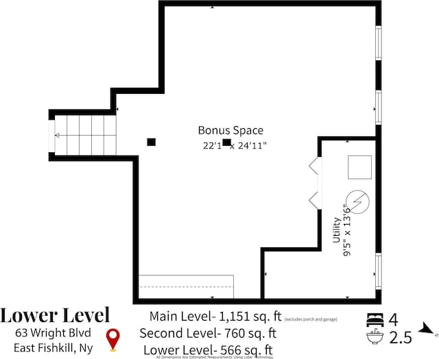 63 Wright Blvd, Hopewell Junction, NY 12533 - floor plan / room layout