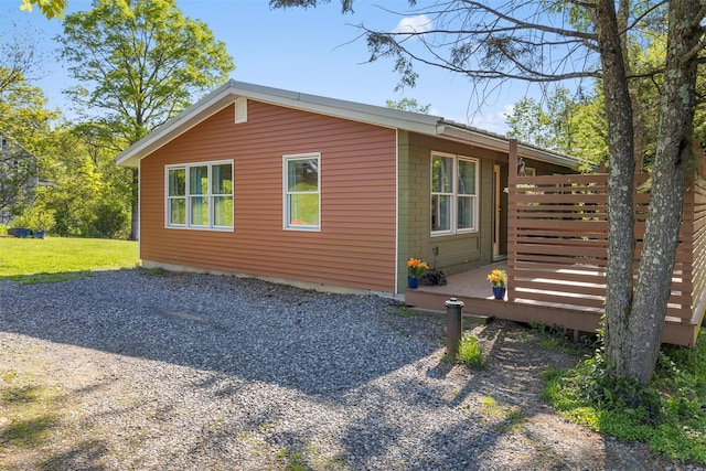 2 Mountain View Pl N, New Paltz, NY 12561 - view of home's exterior with a deck