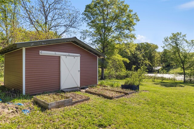 2 Mountain View Pl N, New Paltz, NY 12561 - view of shed with a garden