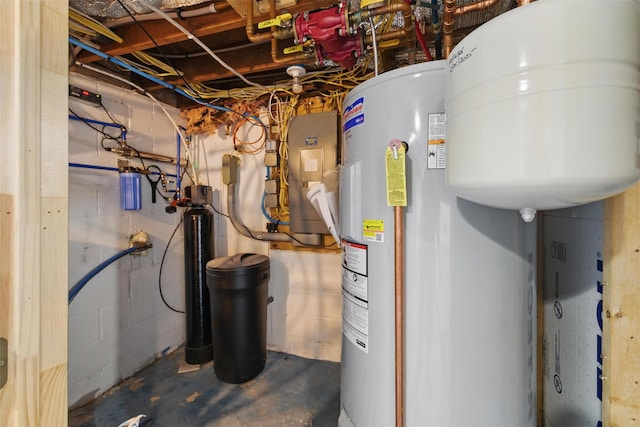 2 Mountain View Pl N, New Paltz, NY 12561 - utility room featuring electric water heater