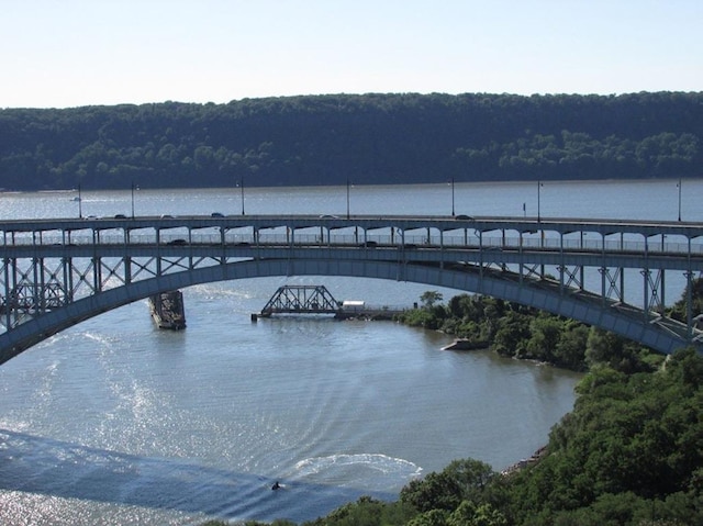 2500 Johnson Ave Unit 3B, Bronx, NY 10463 - water view featuring a notable bridge and a forest