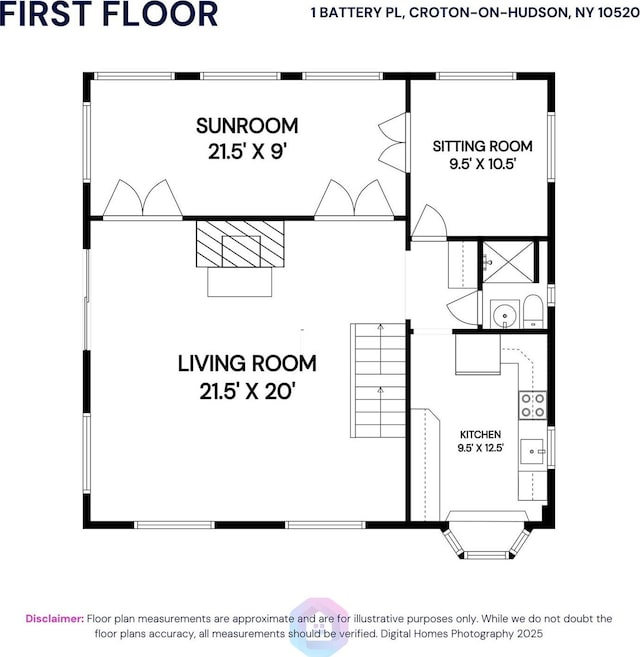 1 Battery Pl, Croton-On-Hudson, NY 10520 - home floor plan