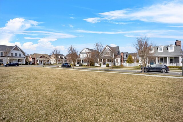 6 Livingston St, Red Hook, NY 12571 - view of grassy yard featuring a residential view