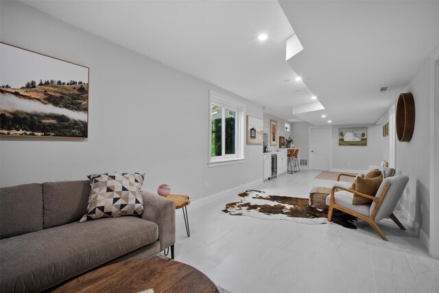 6 Livingston St, Red Hook, NY 12571 - living room with baseboards and recessed lighting