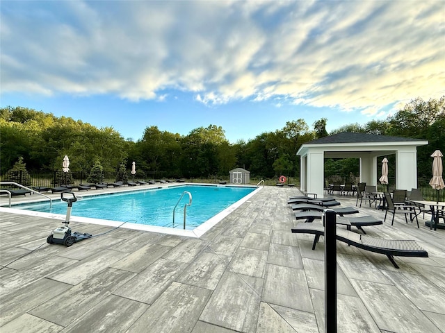 6 Livingston St, Red Hook, NY 12571 - community pool with a gazebo and a patio area