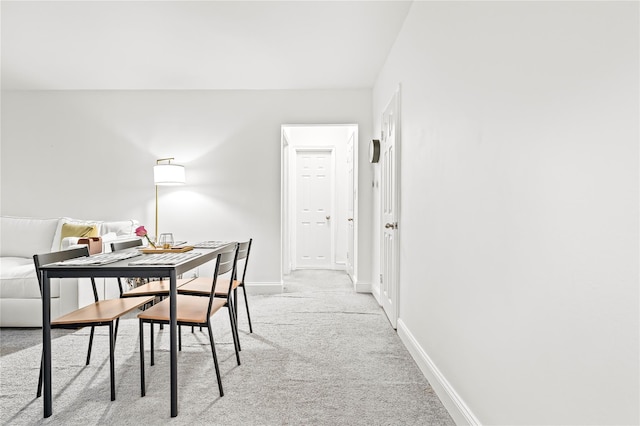 5 Bryant Cres Unit 1B, White Plains, NY 10605 - dining area featuring baseboards and light colored carpet