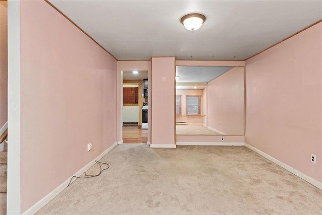 35 Fallkill Ave, Poughkeepsie, NY 12601 - spare room featuring carpet floors and baseboards