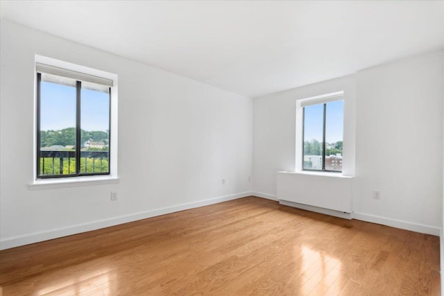 50 Columbus Ave Unit 605, Tuckahoe, NY 10707 - unfurnished room featuring light wood-style floors and baseboards