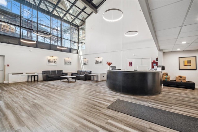 50 Columbus Ave Unit 605, Tuckahoe, NY 10707 - reception area featuring a high ceiling