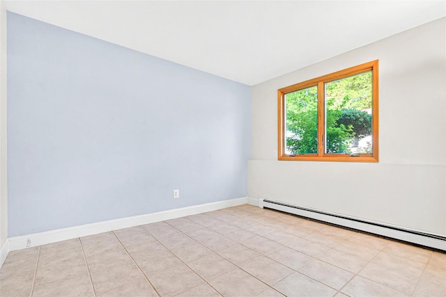 8 Skinner Ct, Tomkins Cove, NY 10986 - tiled spare room featuring baseboard heating and baseboards