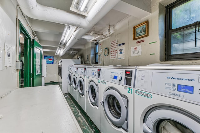 144-44 38th Ave Unit 6G, Flushing, NY 11354 - community laundry room with washing machine and dryer