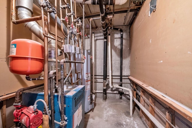 154-04 107th Ave, Jamaica, NY 11433 - utility room featuring a heating unit