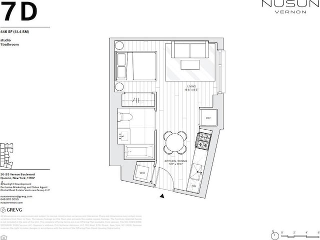 30-55 Vernon Blvd Unit 7D, Long Island City, NY 11102 - room layout
