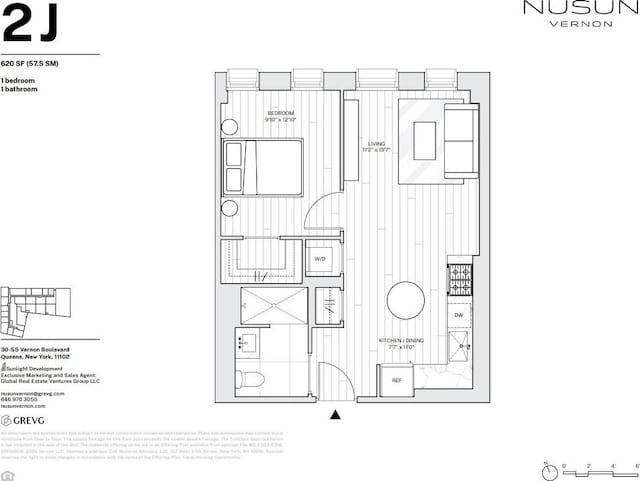 30-55 Vernon Blvd Unit 2J, Long Island City, NY 11102 - room layout