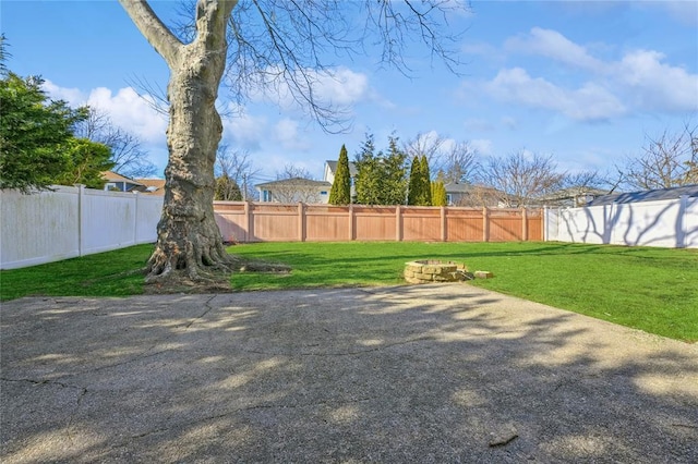 1841A Decatur Ave, Bellmore, NY 11710 - view of yard featuring a fire pit