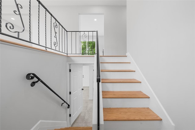 40 S 29th St, Wyandanch, NY 11798 - stairs with baseboards