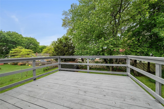 40 S 29th St, Wyandanch, NY 11798 - deck with fence