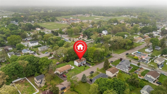 40 S 29th St, Wyandanch, NY 11798 - aerial perspective of suburban area