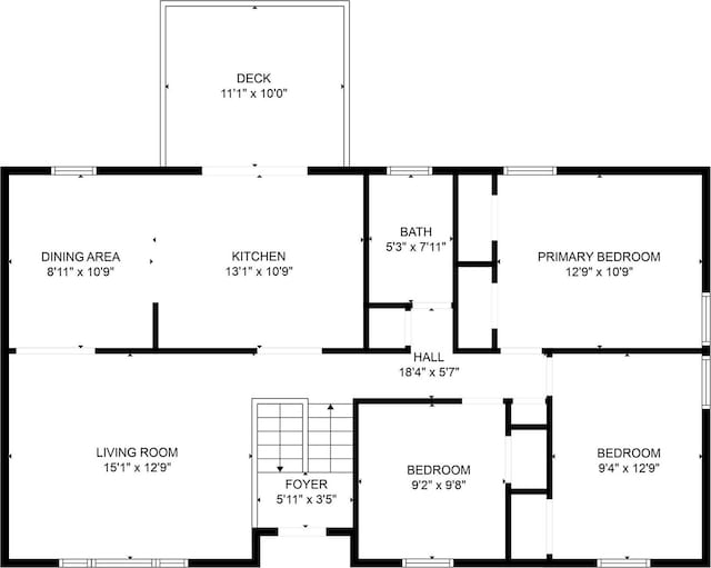 40 S 29th St, Wyandanch, NY 11798 - home floor plan