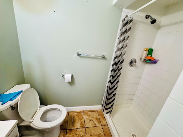 113 6th Ave, Huntington Station, NY 11746 - bathroom with toilet and a stall shower