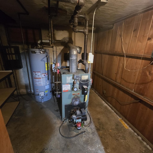 78-10 222nd St, Oakland Gardens, NY 11364 - utilities with gas water heater and a heating unit