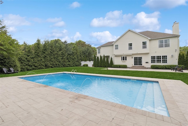 38 Savanna Cir, Mount Sinai, NY 11766 - outdoor pool with a patio area