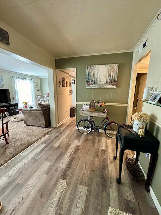 150 Rinaldi Blvd Unit 1C, Poughkeepsie, NY 12601 - dining room with ornamental molding and wood finished floors