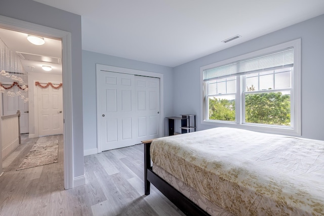 5 Teramar Way, White Plains, NY 10607 - bedroom with light wood-style floors, baseboards, and a closet