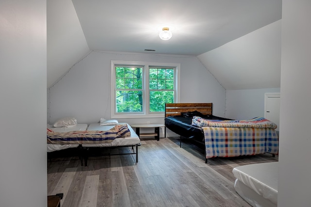 5 Teramar Way, White Plains, NY 10607 - bedroom with vaulted ceiling and wood finished floors
