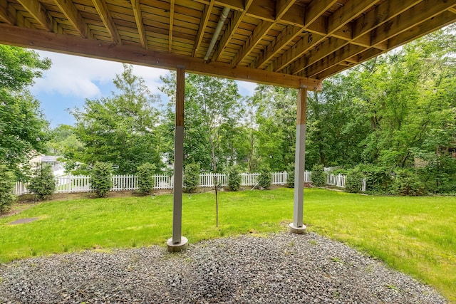 5 Teramar Way, White Plains, NY 10607 - view of yard featuring view of wooded area